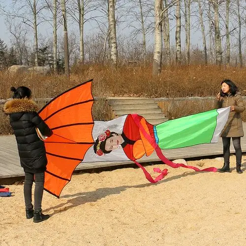 风筝恒江潍坊美女仙女42米易飞老人成年人风筝