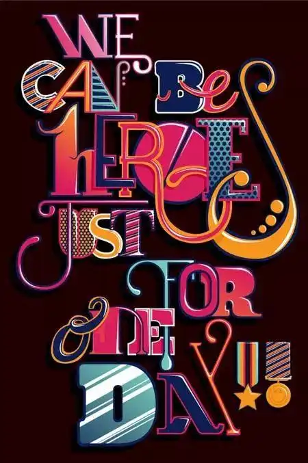 50例英文字体海报设计赏析