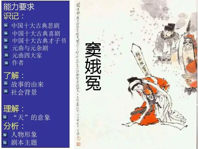 ppt剖析_图文 《 窦娥冤》 ppt剖析 - 干方田制作 作者介绍: 关汉卿