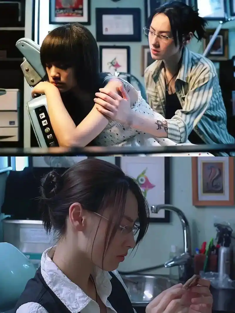 我的姐#梁洛施#猛z #刺青 - 抖音