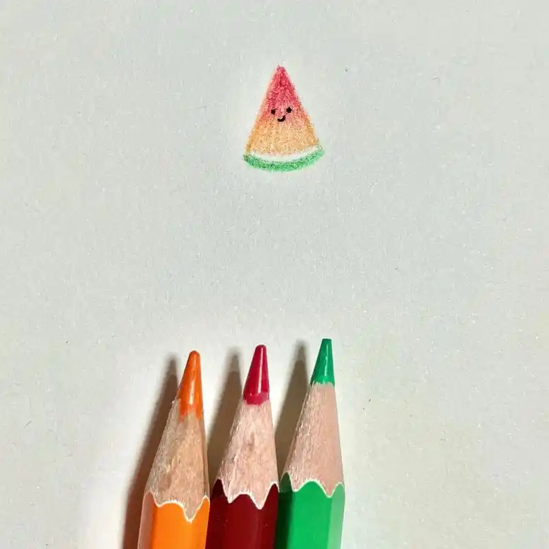 彩铅简笔画涂鸦.艾特你喜欢的人给你画#简笔画 #跟着抖音学画 - 抖音