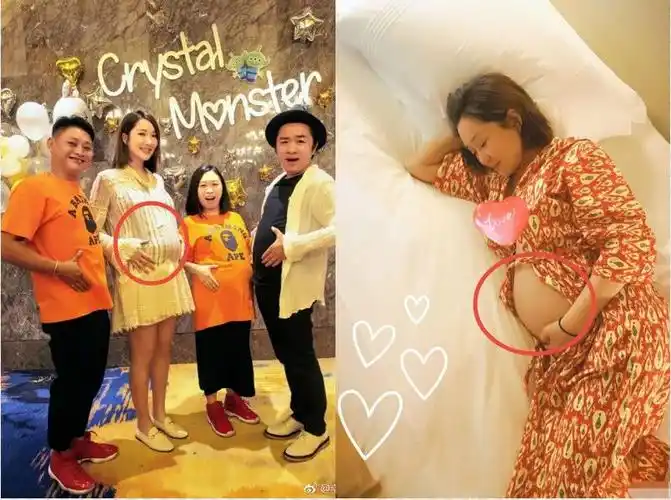 李亚男晒7月最新孕照,身材圆润孕味浓,跟杜若溪一样是女儿肚