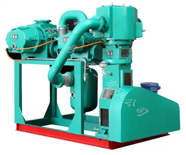 罗茨无油真空机组jzjwlw系列罗茨往复式