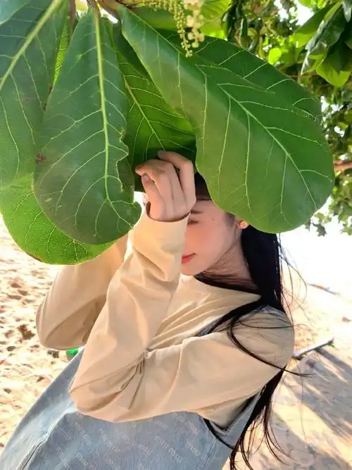 鞠婧祎海滩大作战