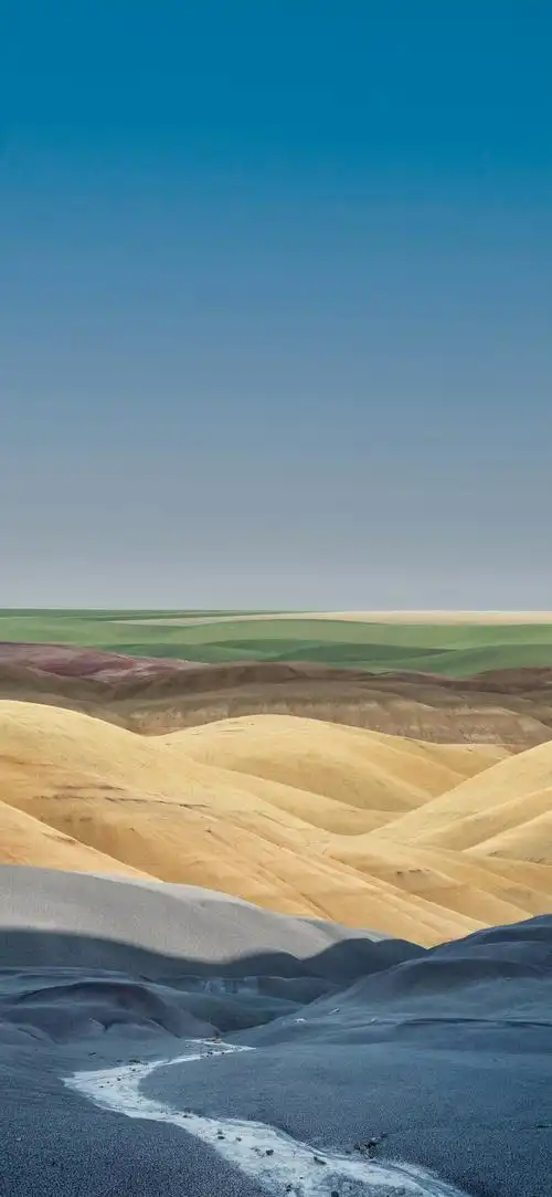 蓝色系  插画  手机壁纸