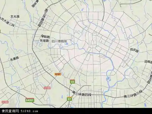 武侯区地图 - 武侯区卫星地图 - 武侯区高清航拍地图 - 便民查询网