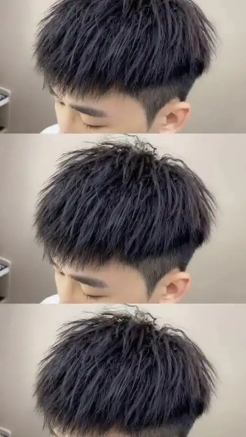 烟花烫#泉州男士烫发