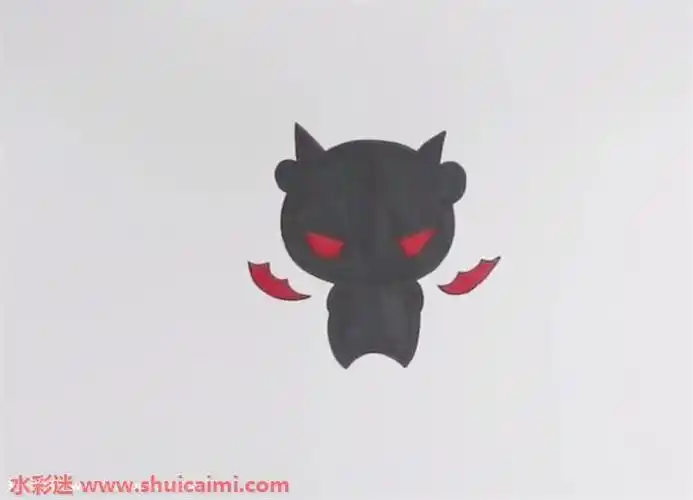 万圣节恶魔怎么画恶魔简笔画步骤
