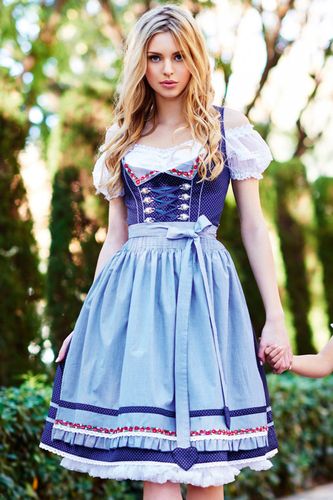 优质慕尼黑啤酒服德国传统啤酒节活动服装 巴伐利亚啤酒服 舞台服 -