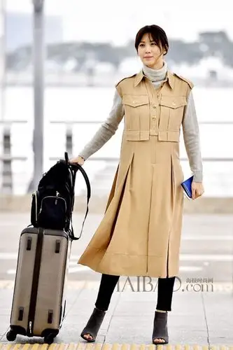 秀贤2月17日韩国仁川机场街拍