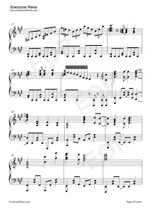 王舜禾作品 暗影刺客钢琴简谱图片_苹果dj站 pgdjz.com