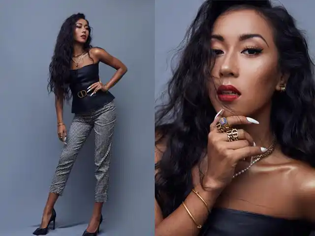 吉克隽逸巧克力肤色真争气穿白色意外好看怪不得有人专门晒黑