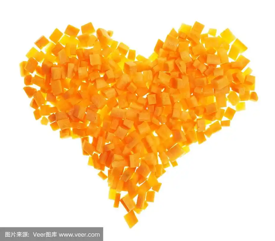 胡萝卜,切片食物,心型,水平画幅,形状