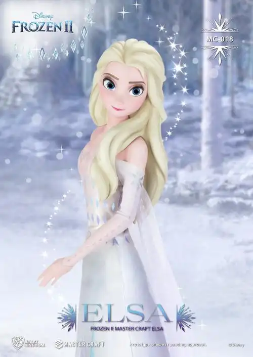 野兽国 master craft 系列《冰雪奇缘2》艾莎 (elsa) 全身雕像 mc