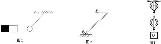 画出铁球的受力示意图.(2)请在图2中画出动力f