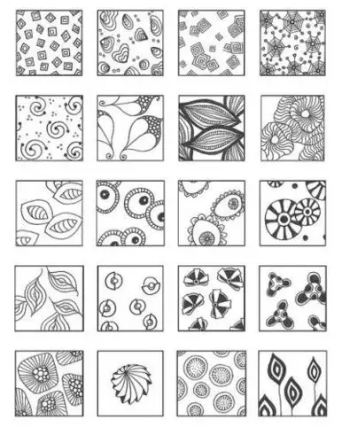 线描素材 黑白线稿