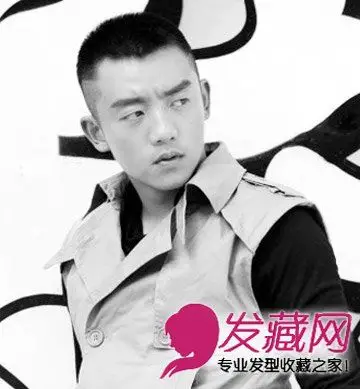 跑男郑恺发型 黑色的寸头短发诠释魅力男人范(9)