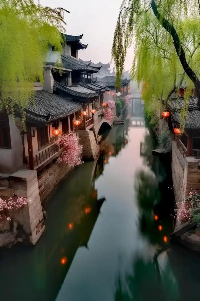 江南水乡,美丽小镇,一副优雅的风景#图文伙伴计划 #抖音图文热点来了