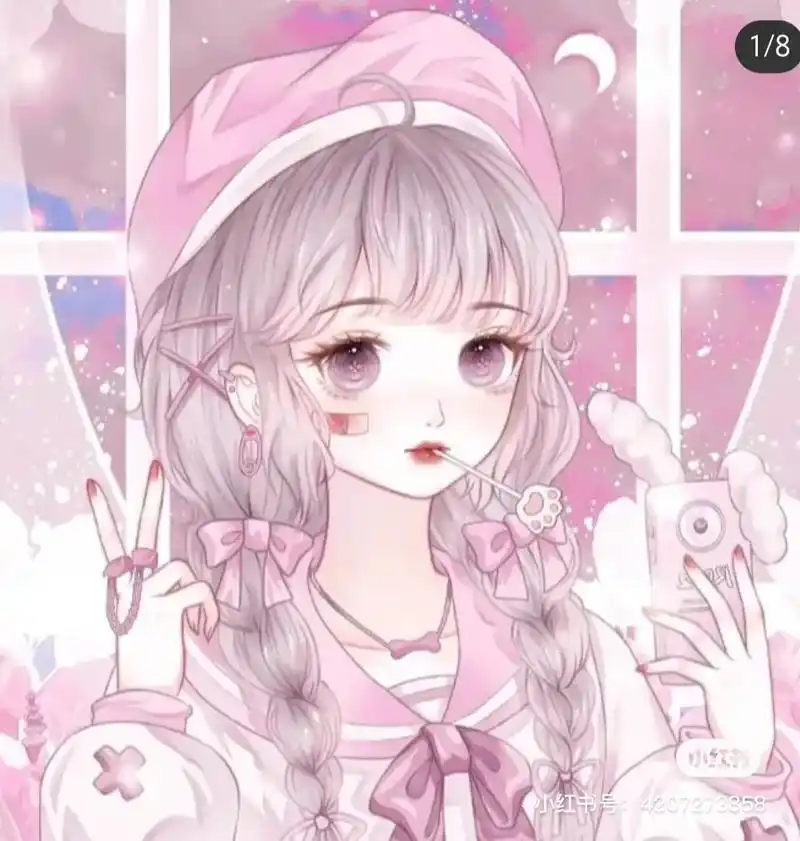 闺蜜头像合集.#二次元少女 - 抖音