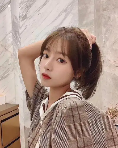 不去理发店,在家这样判断自己适不适合短发!_马尾