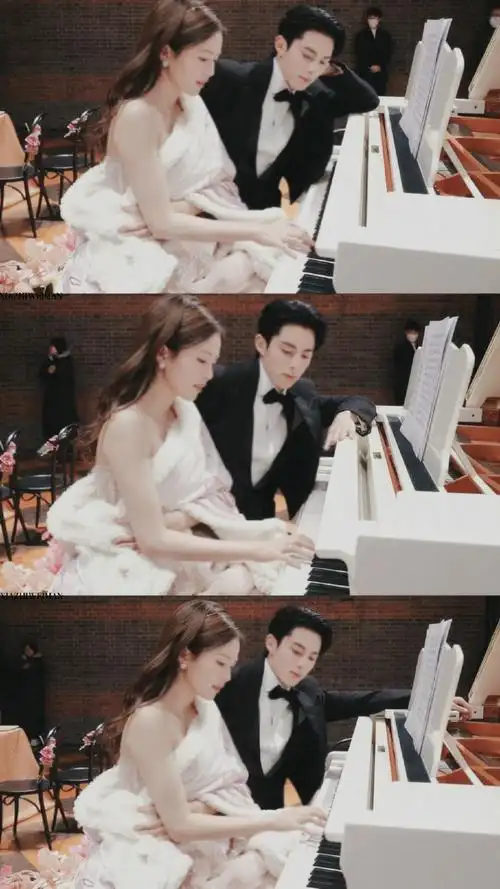 以爱为营大结局##以爱为营 婚礼#壁纸92郑书意x时宴"我们在高朋