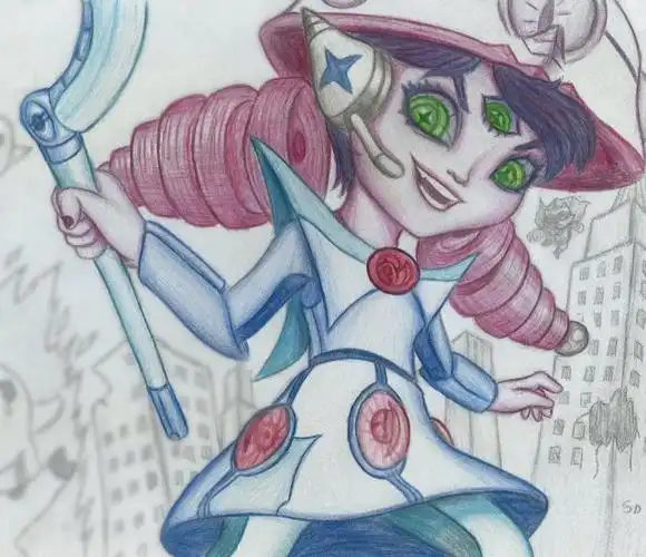 大触无敌美哭竟用铅笔画出别样的lol