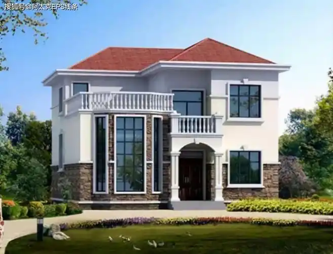 介绍6款二层农村经典实用别墅你最有眼缘的是哪款