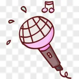 话筒麦克风pngai话筒麦克风pngai中国记者日记者采访访问手绘卡通元素