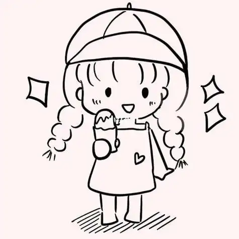 简笔画入门画一个超可爱的小女孩简笔画简笔画教程文化绘画