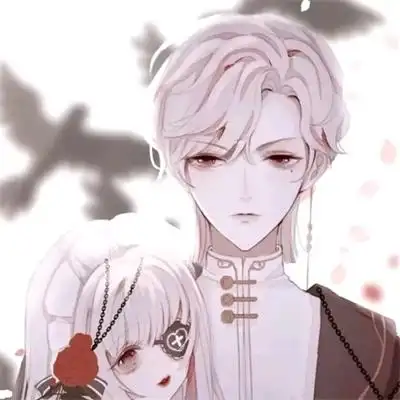 古风情头情侣仙气飘飘头像高清可爱超甜动漫情侣头像图片