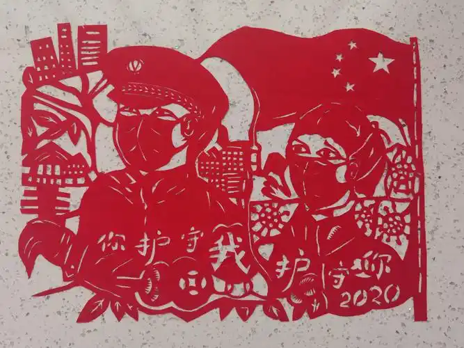 "全国最温暖医生"温春燕用剪纸作品助力抗疫