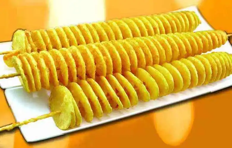 特色小吃外卖清真油炸半成品速冻食品土豆片