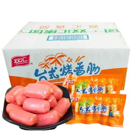 双汇台式烤香肠38g*60包整箱 即食热狗肠火腿肠美味休闲食品