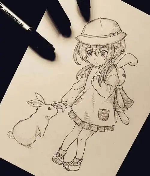 漫画人物简笔画 漫画人物简笔画初学者