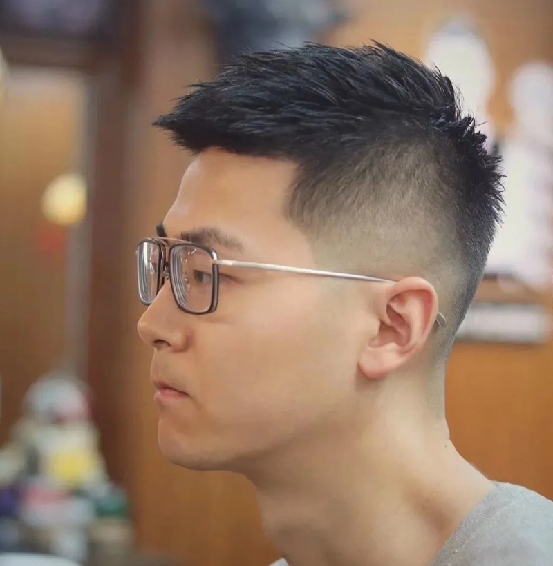 今夏男发流行三面光23款清爽有型很帅气适合大多数男士