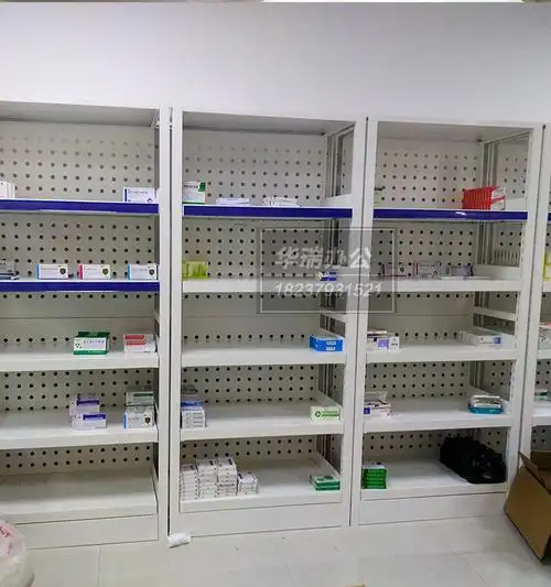 保价30天 紫电 单面西药架医院药房用摆药架多层药品柜货架双面抽拉式