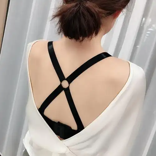 【买2送1】加宽交叉防滑肩带防脱落内衣带运动防滑文胸带宽带宽钩