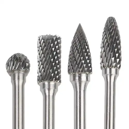 豪力顺硬质合金旋转锉钨钢磨头木工金属打磨头钨钢旋转锉6*6 8 10