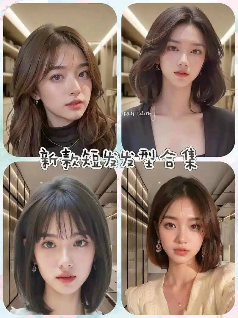 2024年流行短发 - 抖音
