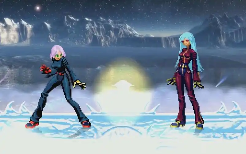 【mugen】拳皇:火女 vs 冰女