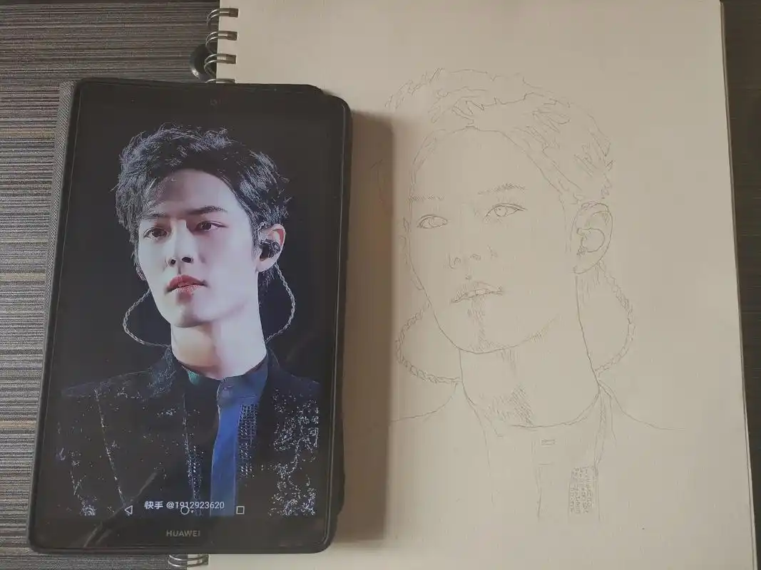 肖战 #真的超爱这个少年 #绘画手绘 #手绘 #铅笔画 # - 抖音