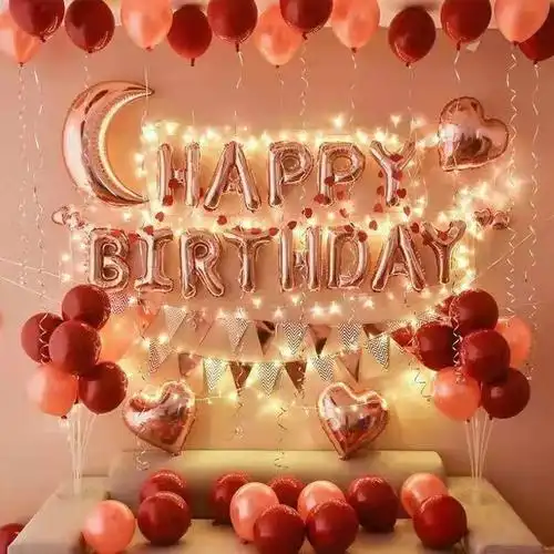 生日快乐气氛道具室内装饰场景布置卡通通风气球