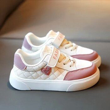 巴拉巴拉女童鞋子春秋儿童运动鞋中大童女孩小白鞋春款板鞋小学生粉红