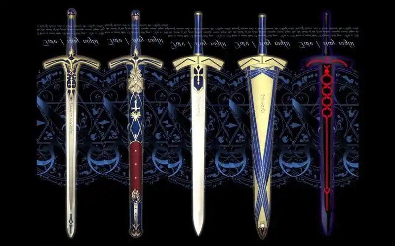 动漫3d模型第七弹---誓约胜利之剑-必胜黄金之剑-黑化誓约胜利之剑