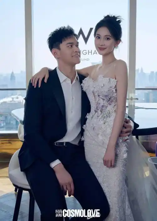 孙杨张豆豆合体拍摄情侣大片,搂腰摸腹各种亲昵,真夫妻果然甜蜜