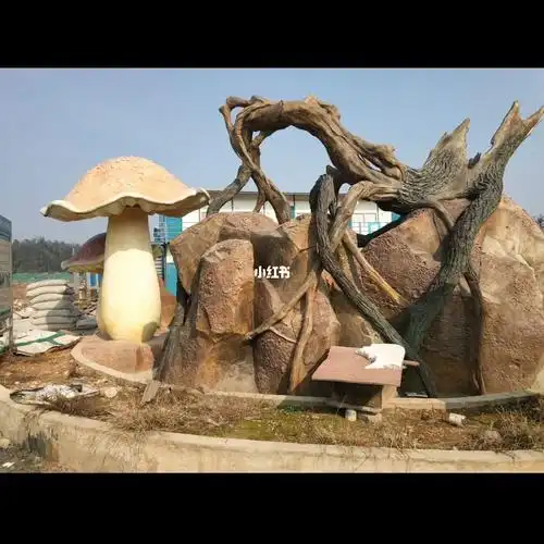 雷苒景观水泥假树假树大门