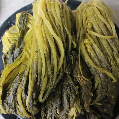 农家自腌 咸菜 雪里蕻 雪菜 雪里红500g 下饭菜 腌菜酸菜 3斤包邮