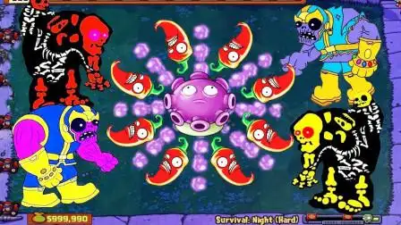 僵尸博士驾驭黑暗巨龙僵尸来挑衅 植物大战僵尸游戏-少儿-高清完整