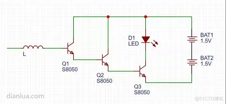 最简单的断线断点检测器电路欢迎讨论