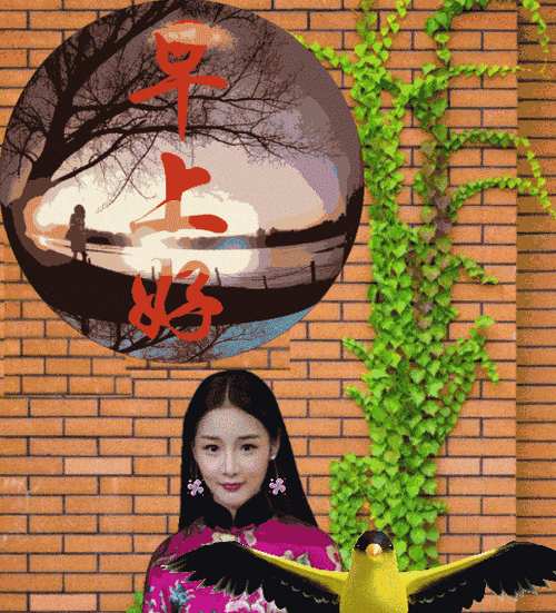 夏至6张非常漂亮美女的早上好问候祝福动态表情 夏日群发早安祝福语录